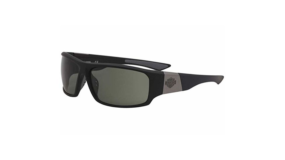 Harley Davidson Eyewear HD0912X Single Vision Prescription Sunglasses HD0912X6402A - Lens Diameter 64 mm, Frame Color Matte Black