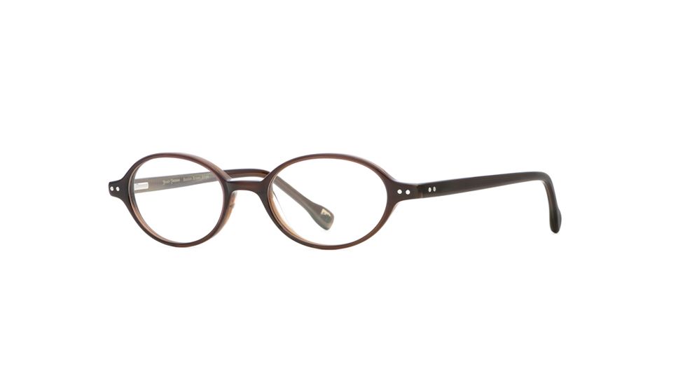 Hickey Freeman HF Boston SEHF BOST00 Single Vision Prescription Eyeglasses - Brown Stripe SEHF BOST004940 BN