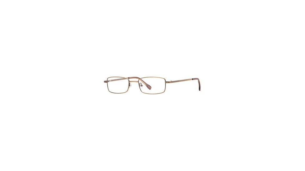 Hickey Freeman HF Bristol SEHF BRIS00 Single Vision Prescription Eyeglasses - Antique Brown SEHF BRIS005045 BN