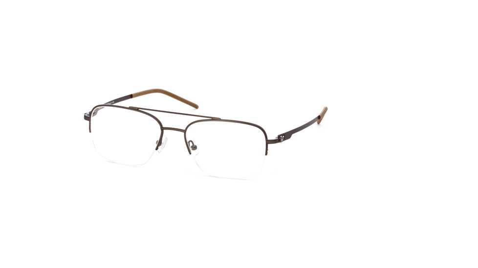 Hickey Freeman HF Napa SEHF NAPA00 Single Vision Prescription Eyeglasses - C1 - Brown SEHF NAPA005345 BN