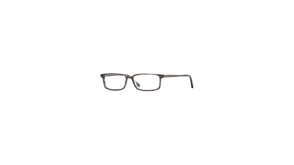 Hickey Freeman HF Newbury SEHF NEWB00 Single Vision Prescription Eyeglasses - Grey Stripe SEHF NEWB005545 GY
