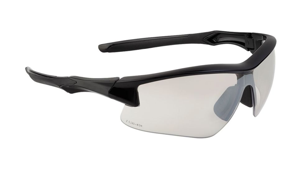 Howard Leight Acadia Safety Eyewear with Hardcoat lens coating, Black Frame, SCT-REFLECT 50 Lens, One size fits most R-02216