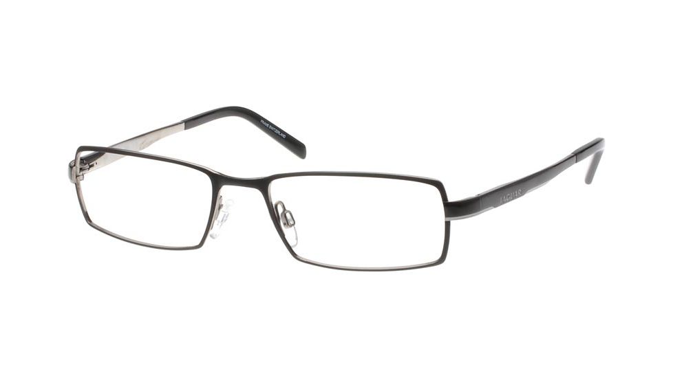Jaguar 35024 Eyewear with 610 Black-Silver Frame