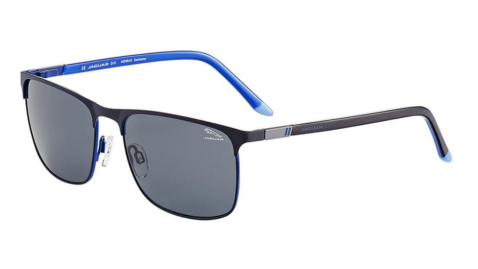 Jaguar 37582 Sunglasses - Mens, Black/Blue, 58/17/140, JG37582581187