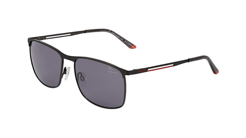 Jaguar 37592 Sunglasses, Blue-Silver, Fashion Lenses, 55-19-145, 37592-3100