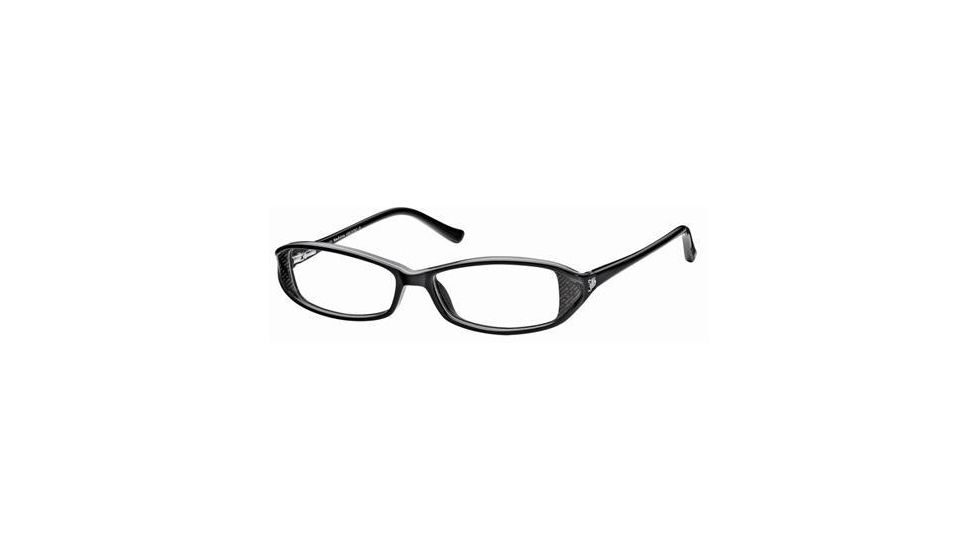 John Galliano JG5004 Eyeglass Frames - Black Frame Color