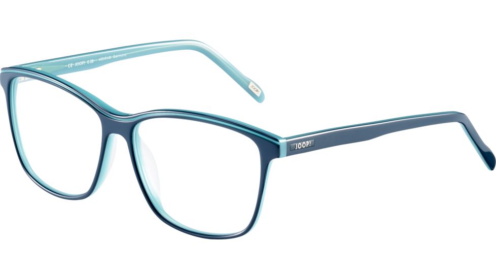 JOOP! 81158 Progressive Prescription Eyeglasses, Dark Blue Turquoise Frame, 81158-4297PR