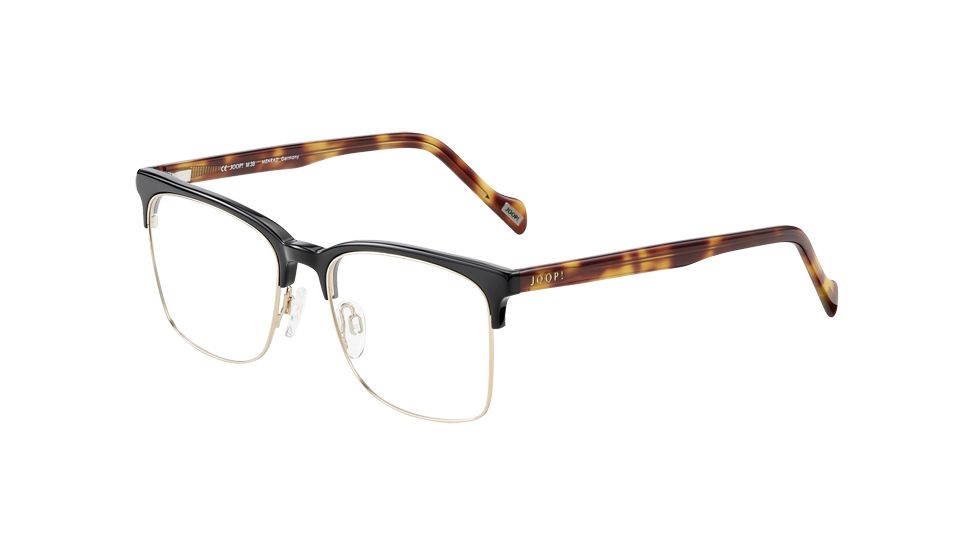 Joop! 82039 Progressive Prescription Eyeglasses, Black/Gold Frame, 82039-8841PR