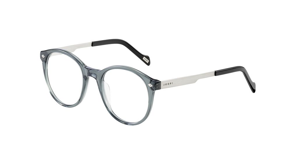Joop! 82043 Bifocal Prescription Eyeglasses, Blue Grey/Palladium Frame, 82043-4442BI
