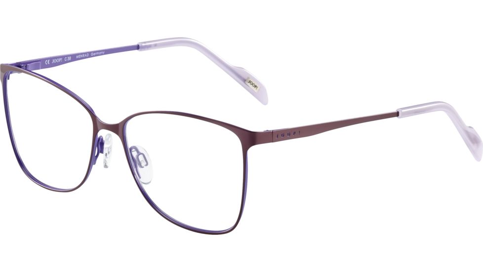 JOOP! 83220 Single Vision Prescription Eyeglasses, Red Violet Frame, 83220-1004SV