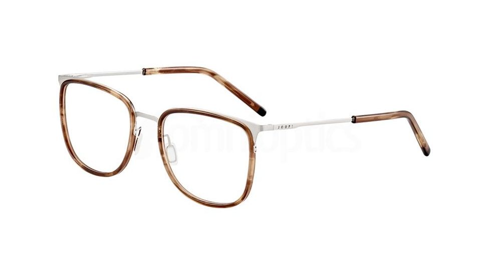 Joop! 83227 Progressive Prescription Eyeglasses, Brown/Silver Structure Frame, 83227-4291PR