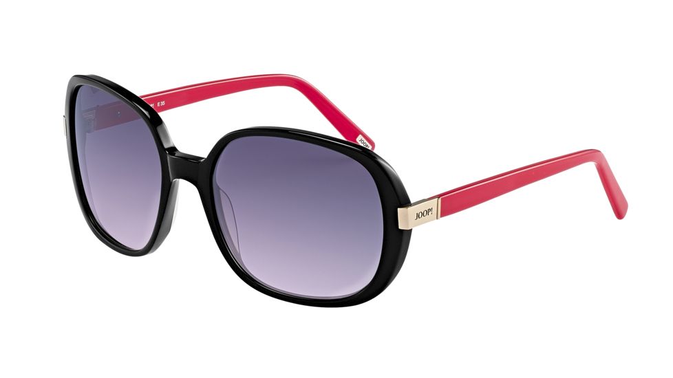 Joop! 87178 Progressive Prescription Sunglasses, Black Frame, Aubergine Gradient Lens-87178-8840PR