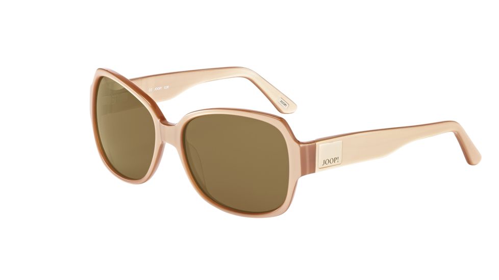 Joop! 87186 Single Vision Prescription Sunglasses, Goldbeige Frame, Brown Lens-87186-6920SV