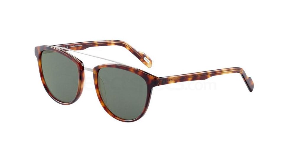 JOOP! 87227 Sunglasses, Brown Havana Frame, Green Lens, 87227-4103