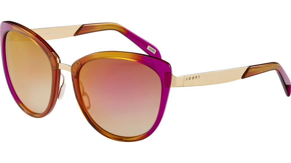 JOOP! 87228 Single Vision Prescription Sunglasses, Orange Frame, 87228-4343SV
