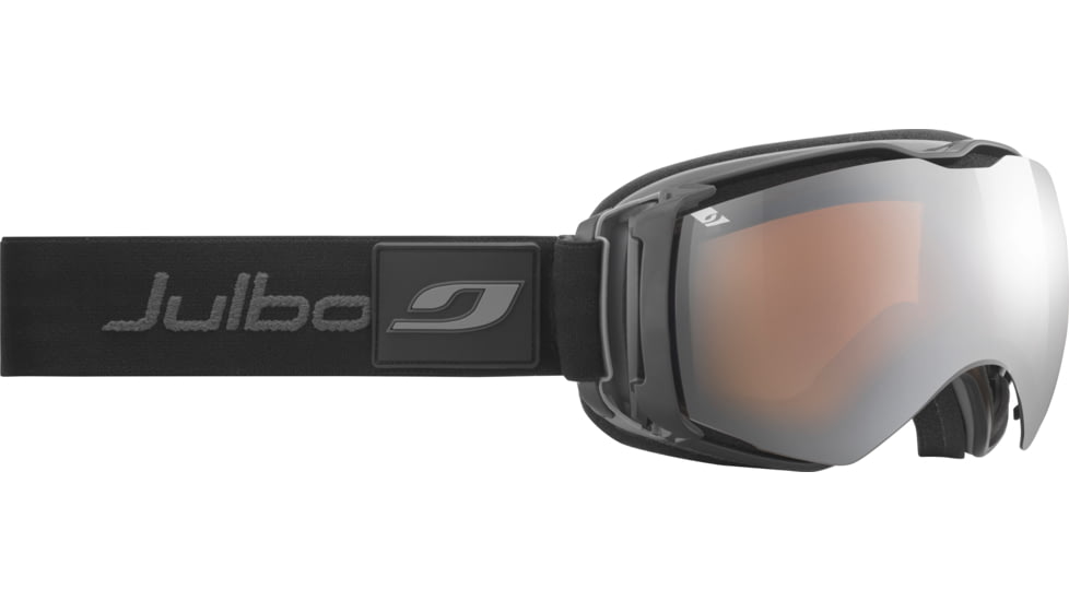 Julbo Airflux Goggles Black/Grey with Orange Lenses, XL J74812216