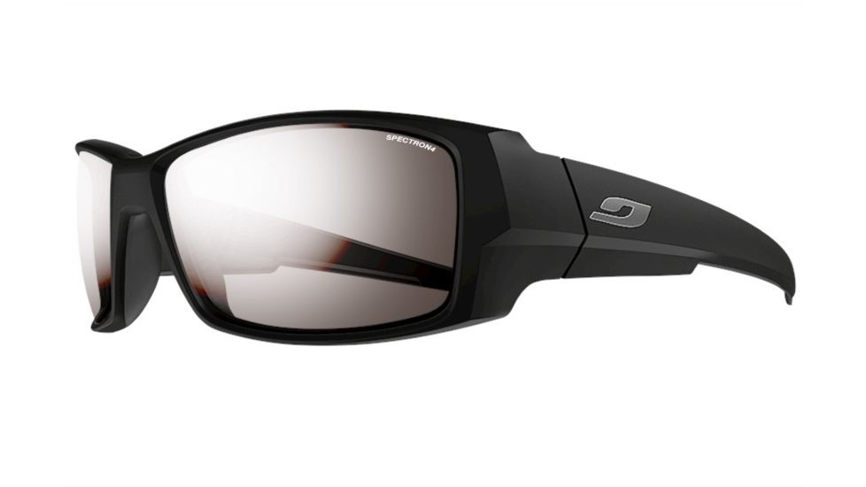 Julbo Armor Single Vision Prescription Sunglasses, Matte Black/Black Frame, J4921214SV