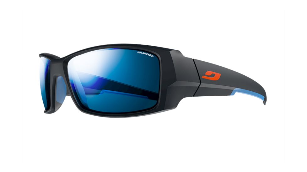Julbo Armor Sunglasses with Polarized 3CF Lenses, Matte Blue/Blue, Large J4929112