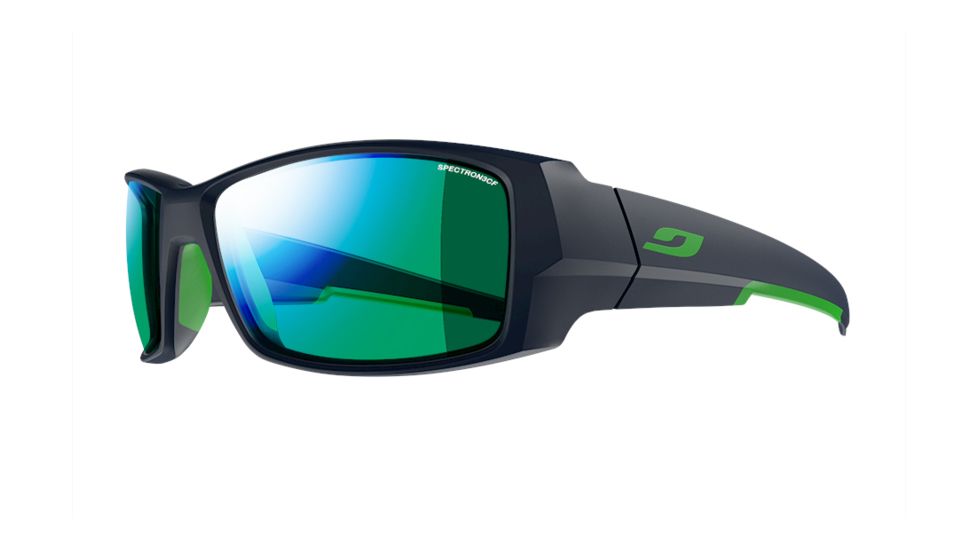 Julbo Armor Sunglasses with Spectron 3CF Lenses, Matte Blue/Green, Large J4921112