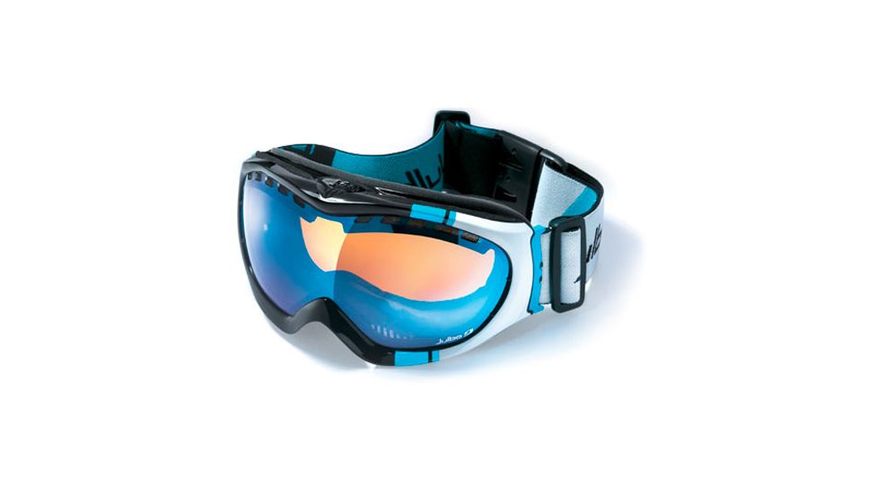 Julbo Around Excel Rx Insert Goggles - Black/White Frame, Blue Flash/Orange tint lens 70412220