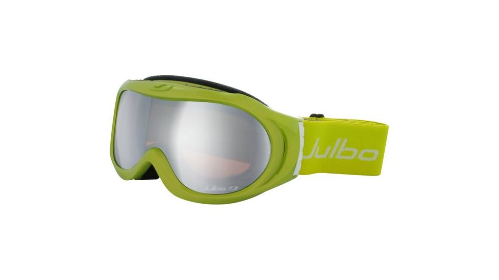 Julbo Astro Rx Insert Goggles - Lime/White Frame, Cat 3 Orange/Flash Silver 71512161