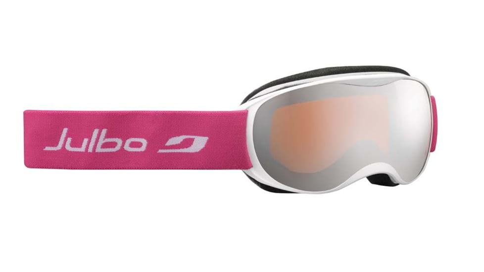 Julbo Atmo Goggles, White/Fuchsia w/Orange Cat 3 Double Spherical Lenses And Silver Flash Treatment 73812184