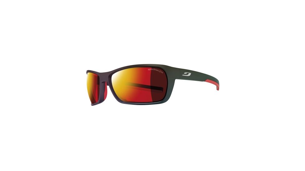 Julbo Blast Bifocal Prescription Sunglasses, Matte Black/Red Frame, J4711114BI