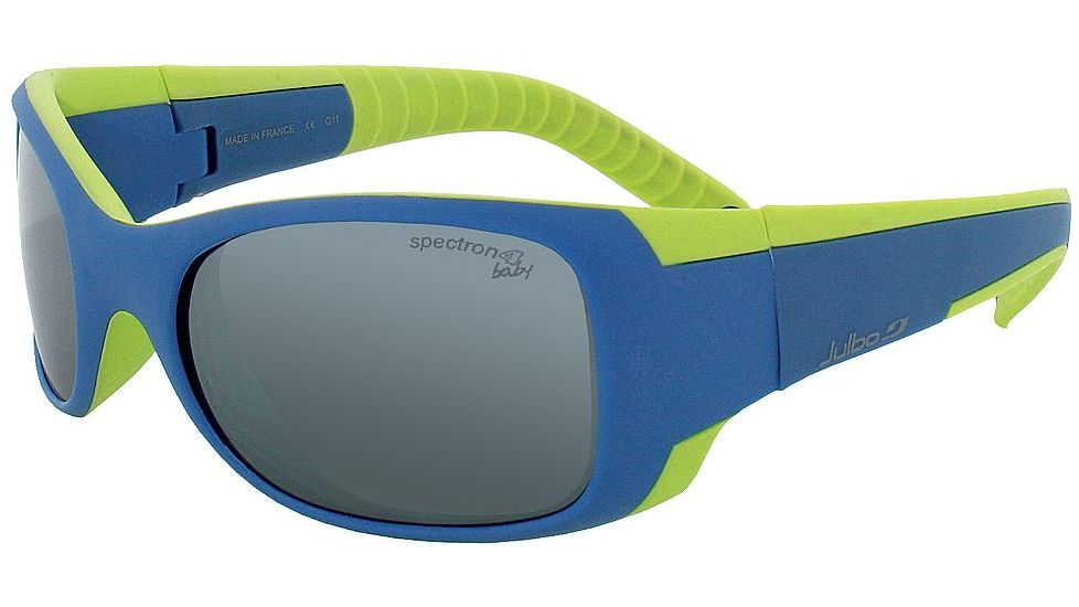 Julbo Booba Progressive Prescription Sunglasses, Blue / Lime Frame, Spectron 4 Baby Lens-J4352332PR