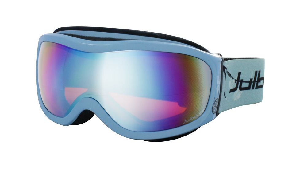 Julbo Cassiopee Rx Insert Goggles - Blue Frame, Cat 3 Flash Silver/Orange tint lens 70512120