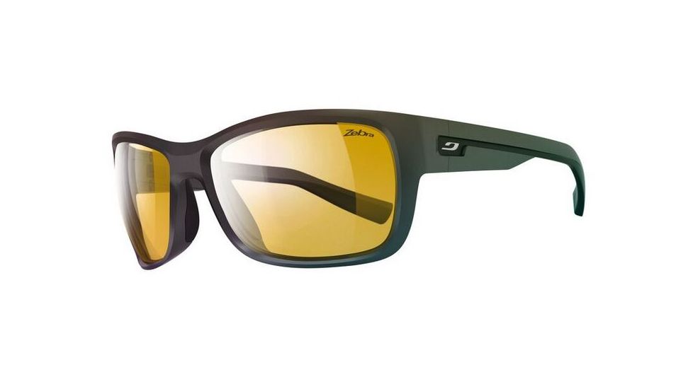 Julbo Drift Sunglasses,Matte Black/Black Frame,Zebra Lens J4733114