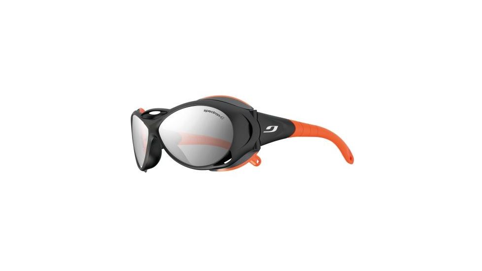 Julbo Explorer Sunglasses - Black/Orange Frame w/Spectron 4 Lenses 326122