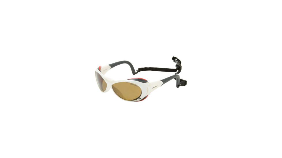 Julbo Explorer Sunglasses - White, Camel Camel Antifog
