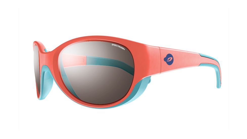 Julbo Lily Sunglasses with Spectron 3+ Lenses, Coral/Turquoise, 4-6 Years J4901118