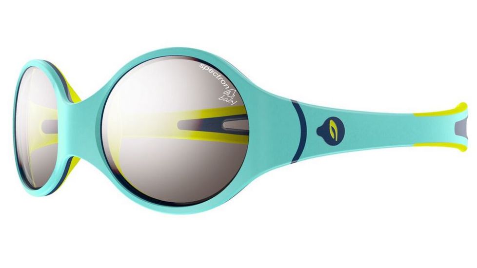 Julbo Loop Sunglasses,Sky Blue/Yellow/Blue  Frame,Spectron 4 Baby Lens J4851232