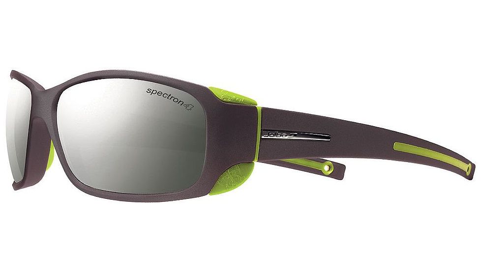 Julbo MonteBianco Progressive Prescription Sunglasses, Matte Black / Lime Frame, Spectron 4 Lens-J4151241PR