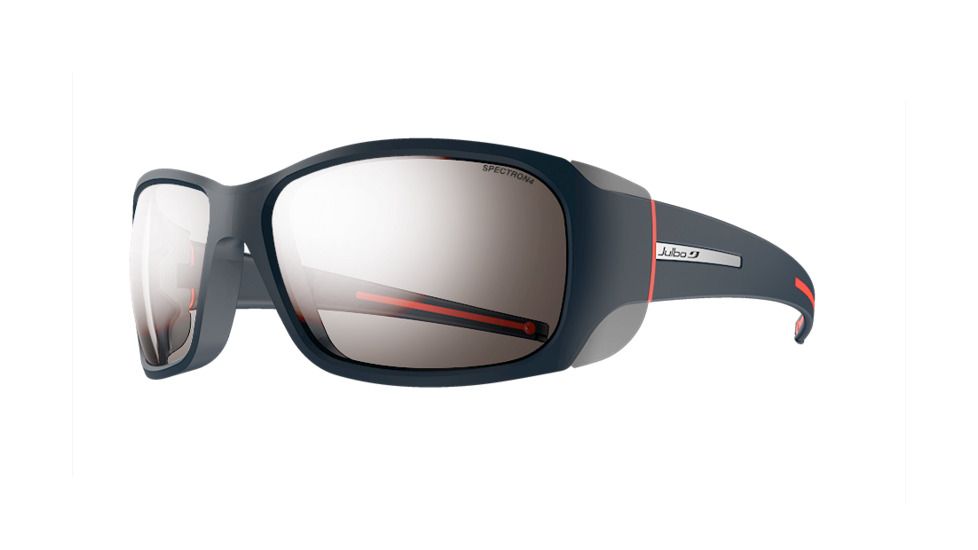 Julbo Monterosa Bifocal Prescription Sunglasses, Dark Blue/Gray/Coral Frame, J4011212BI