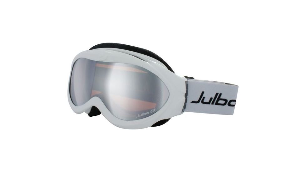 Julbo Orion Goggles - White/Black Frame, Cat 2 Orange Cylindrical 71442111