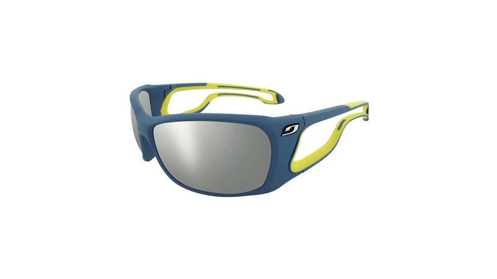 Julbo Pipeline  Sunglasses, Blue/Yellow Frame w/ Polarized 3 Lenses 4289112