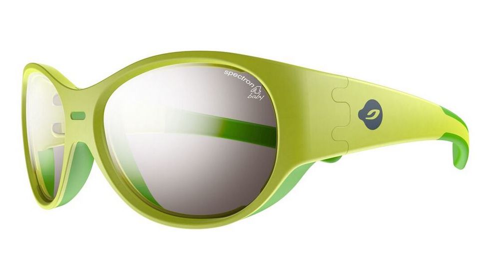 Julbo Puzzle Sunglasses,Lime/Green Frame,Spectron 4 Baby Lens J4861216
