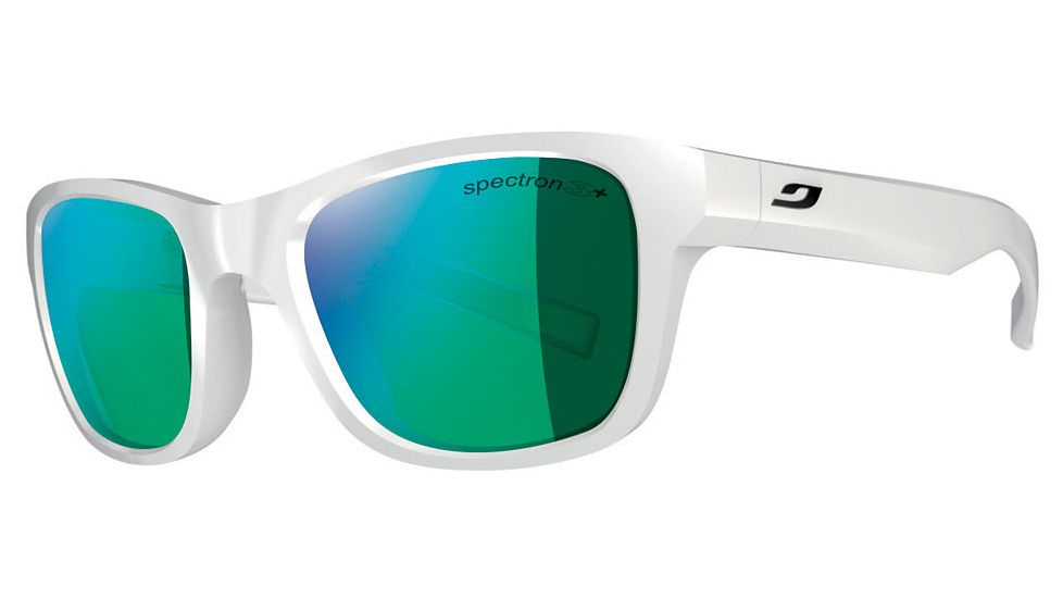Julbo Reach Bifocal Prescription Sunglasses, White Frame, Spectron 3+ W/ Green Flash Lens-J4641111BI