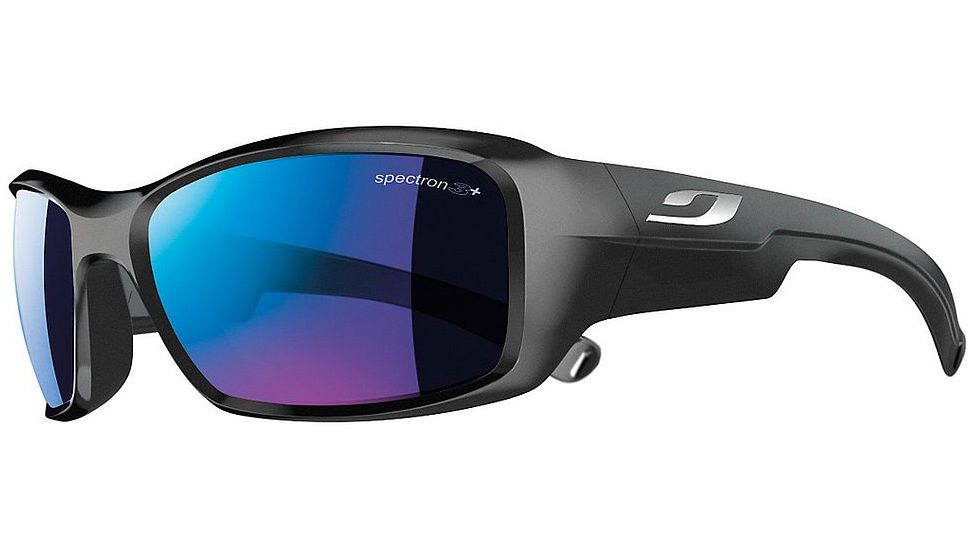 Julbo Rookie Progressive Prescription Sunglasses, Shiny Black Frame, Spectron 3 Cf W/ Blue Flash Lens-J4201114PR