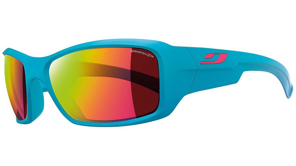 Julbo Rookie Progressive Prescription Sunglasses, Turquoise Blue Frame, Spectron 3 Cf W/ Pink Flash Lens-J4201135PR