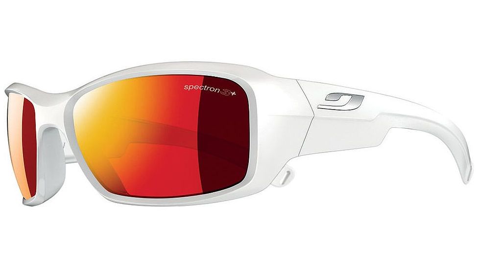 Julbo Rookie Progressive Prescription Sunglasses, White Frame, Spectron 3 Cf W/ Red Flash Lens-J4201110PR