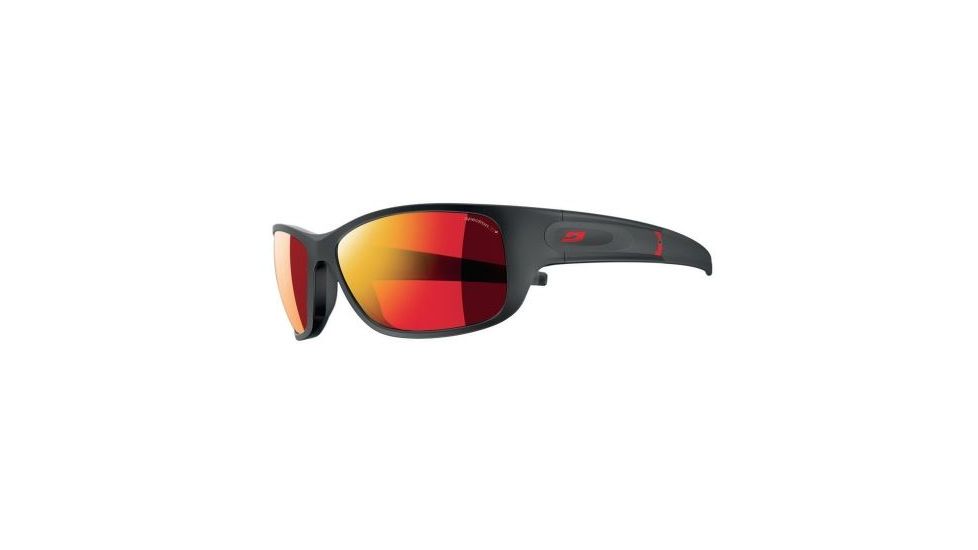 Julbo Stony Sunglasses, Black w/ Spectron 3 Lens And Red Flash 4591114