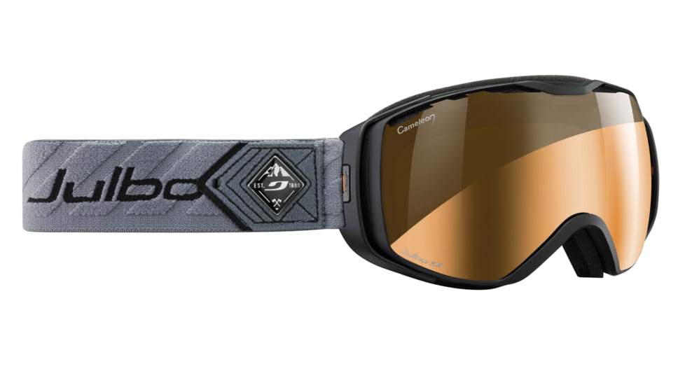 Julbo Universe Goggles, Black/Grey Frame, Camel Lens, Polarized, Photochromic, J73650145