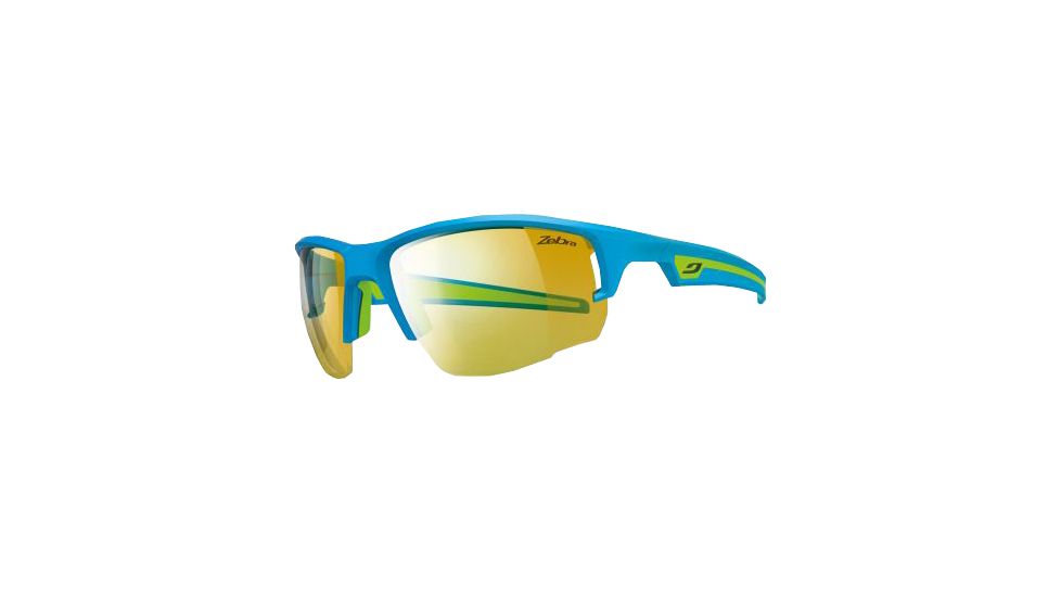 Julbo Venturi Sunglasses, Blue/Green Frame w/Zebra Lenses 4703112