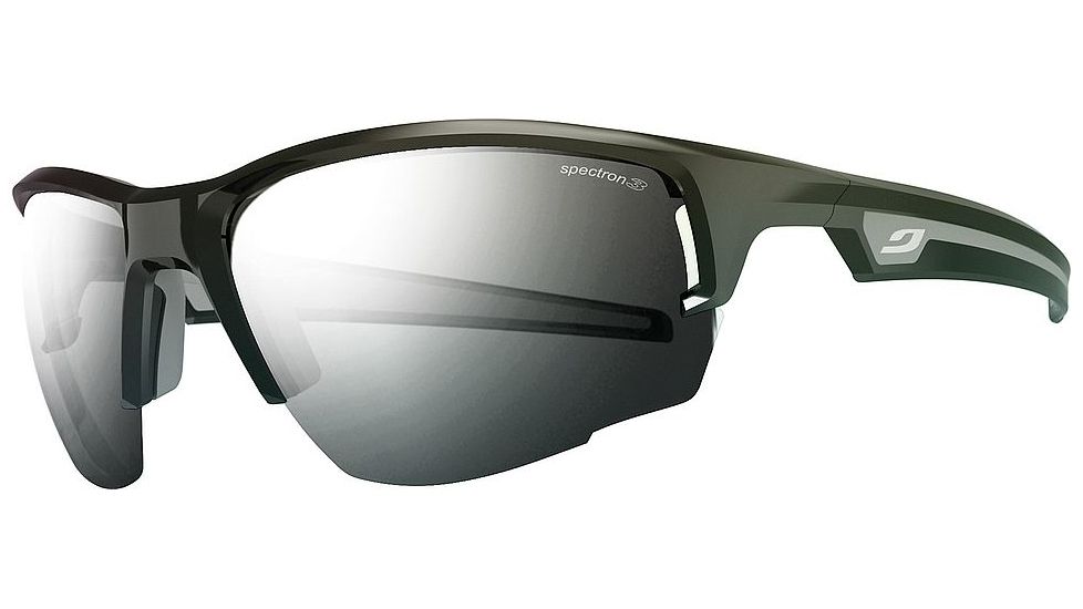 Julbo Venturi Sunglasses, Shiny Black/Grey Frame w/Spectron 3 Lenses 4702014