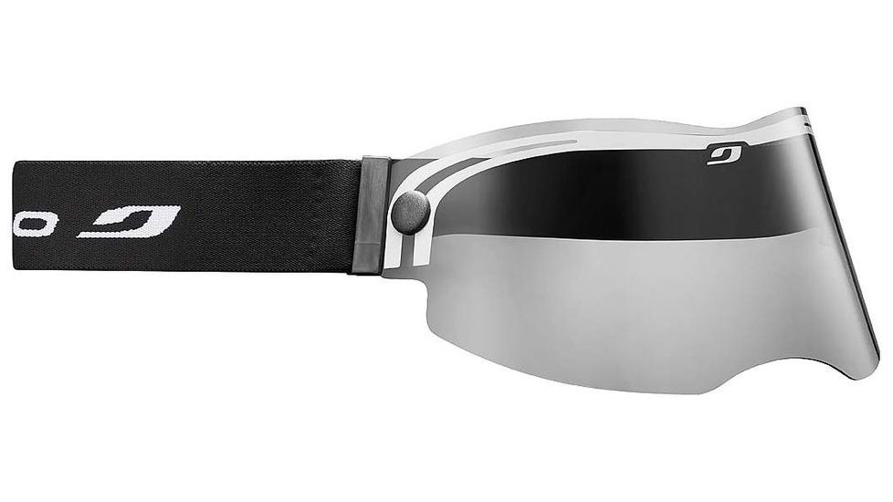 Julbo Visor Goggles, Black w/Grey Cat 3 Single Cylindrical Lenses And A No Flash Treatment 70010140