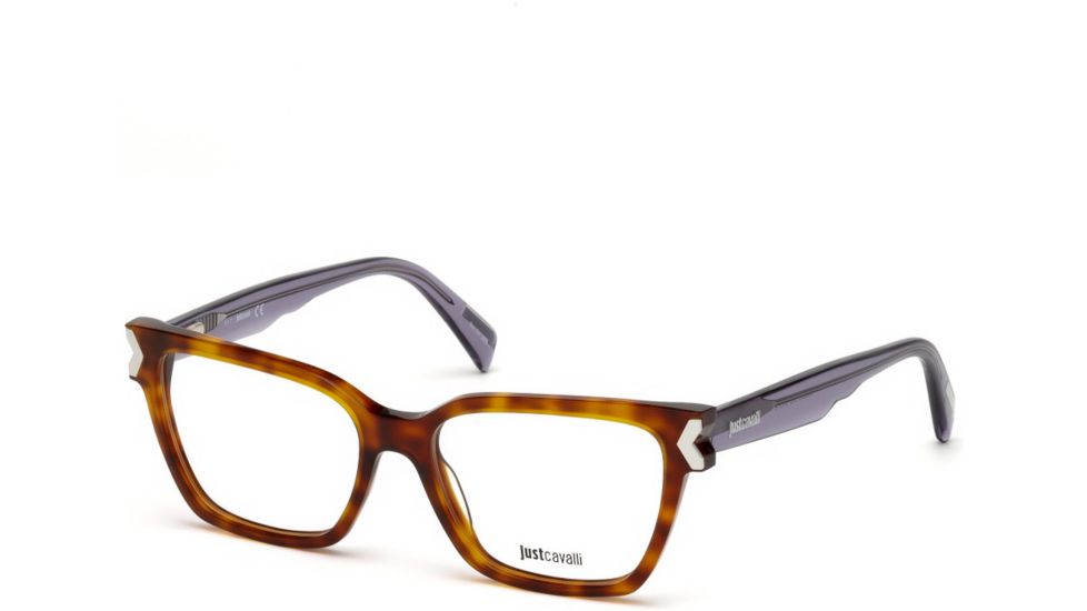 Just Cavalli JC0808 Eyeglass Frames - Blonde Havana Frame Color, Blonde Havana Lens Color
