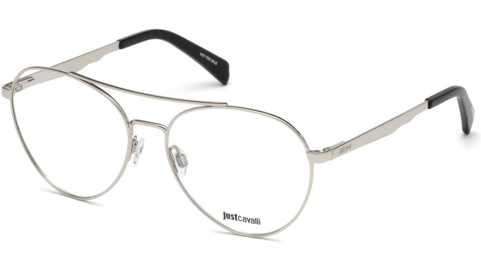 Just Cavalli JC0855 Eyeglass Frames - Shiny Palladium Frame Color
